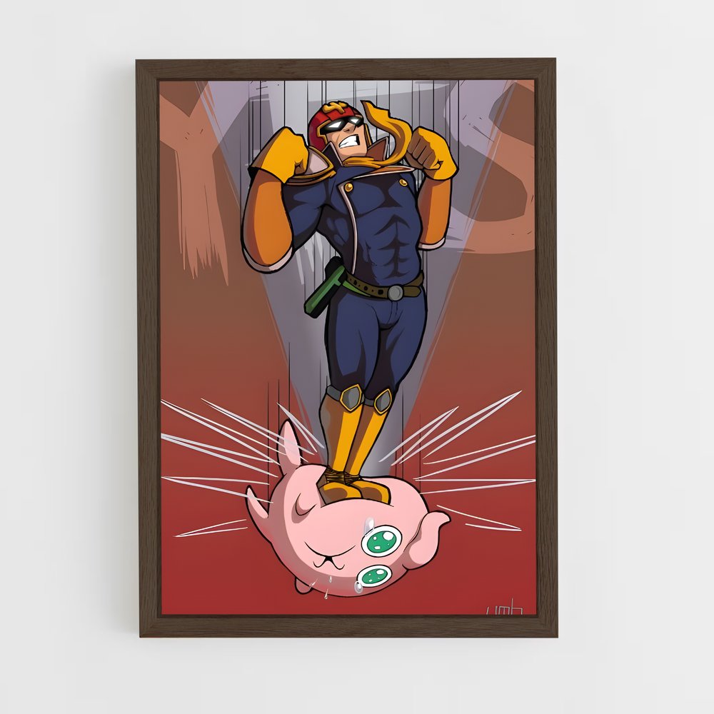 Poster Captain Cat-Falcon – affiche Super Smash Bros (vue 5)